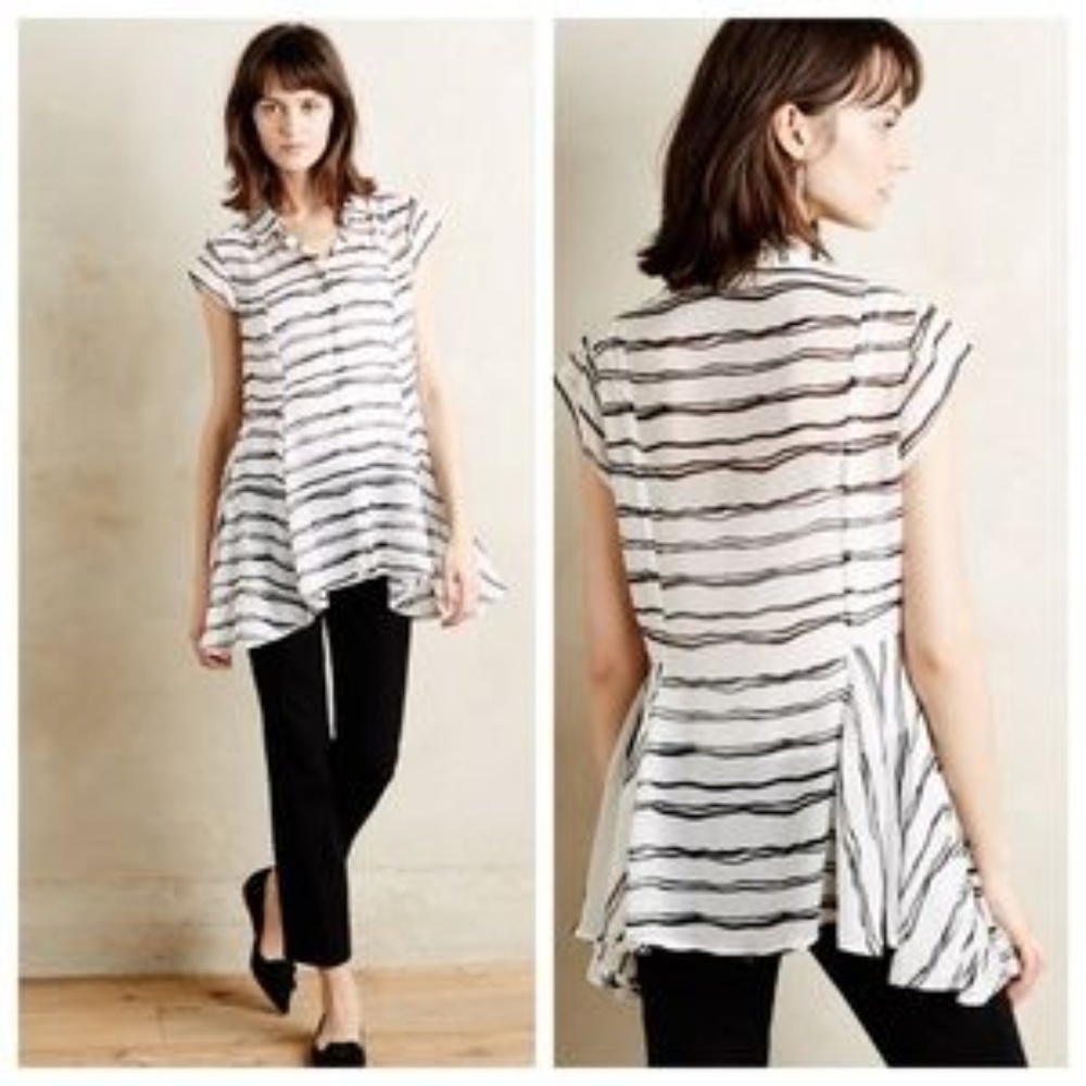 Anthropologie Meadow Rue "Walking Tour" Tunic